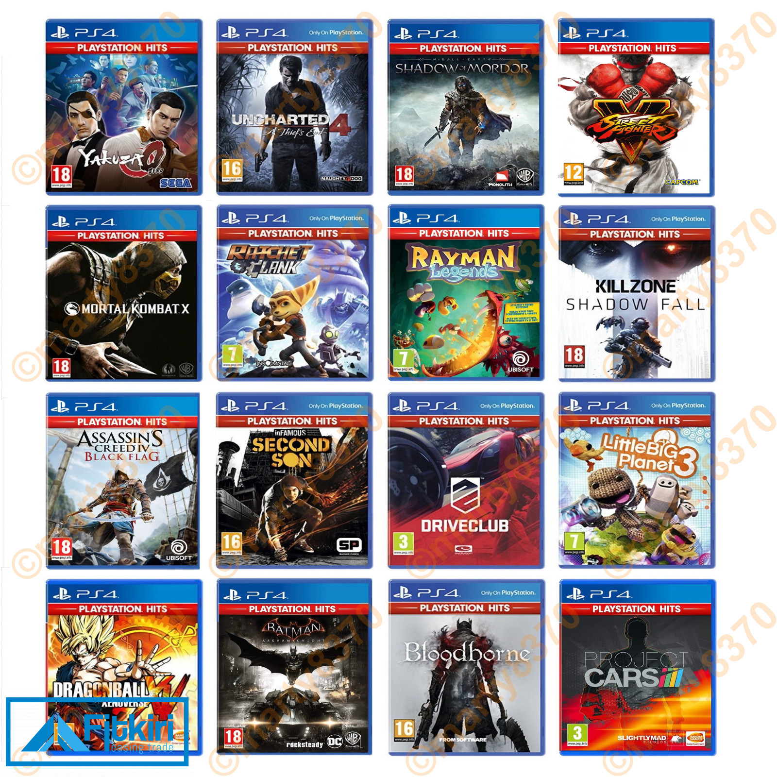list of ps4 video games